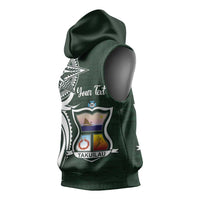 Personalised Tonga Takuilau College Sleeveless Hoodie Est 1975 Tongan Ngatu Pattern - Polynesian Pride