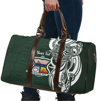 Personalised Tonga Takuilau College Travel Bag Est 1975 Tongan Ngatu Pattern - Polynesian Pride