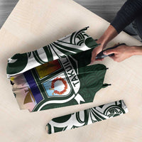 Personalised Tonga Takuilau College Umbrella Est 1975 Tongan Ngatu Pattern - Polynesian Pride