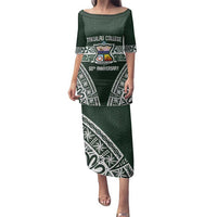 Personalised Tonga Takuilau College Family Matching Puletasi and Hawaiian Shirt 50th Anniversary Ngatu Kupesi - Polynesian Pride