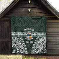 Personalised Tonga Takuilau College Quilt 50th Anniversary Ngatu Kupesi - Polynesian Pride