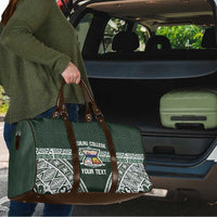 Personalised Tonga Takuilau College Travel Bag 50th Anniversary Ngatu Kupesi - Polynesian Pride