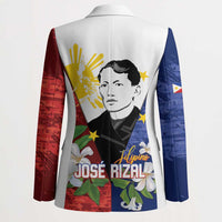 Philippines Rizal Day Blazer Filipino Sampaguita Grunge Style - Polynesian Pride