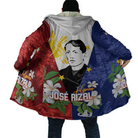Philippines Rizal Day Cloak Filipino Sampaguita Grunge Style - Polynesian Pride