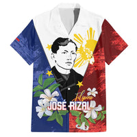 Philippines Rizal Day Family Matching Short Sleeve Bodycon Dress and Hawaiian Shirt Filipino Sampaguita Grunge Style - Polynesian Pride
