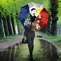 Philippines Rizal Day Umbrella Filipino Sampaguita Grunge Style - Polynesian Pride
