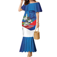 Philippines Rizal Day Family Matching Mermaid Dress and Hawaiian Shirt Filipino Motto Stella Polynesian Pattern - Polynesian Pride