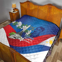 Philippines Rizal Day Quilt Filipino Motto Stella Polynesian Pattern - Polynesian Pride