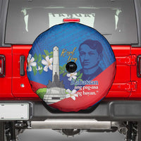 Philippines Rizal Day Spare Tire Cover Filipino Motto Stella Polynesian Pattern - Polynesian Pride