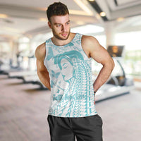 Polynesia Cervical Cancer Awareness Month Men Tank Top Polynesian Women Faith Hope Love!
