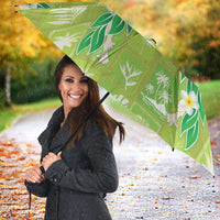 Aloha Hawaii Tuberose Lei Umbrella Tropical Vibes Green Color - Polynesian Pride