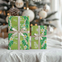 Aloha Hawaii Tuberose Lei Wrapping Paper Tropical Vibes Green Color - Polynesian Pride