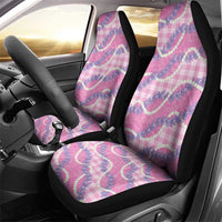 Pink Hawaii Palaka Honohono Pikake Car Seat Cover Hawaiian Orchid Lei Polynesian Pattern - Polynesian Pride