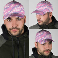 Pink Hawaii Palaka Honohono Pikake Classic Cap Hawaiian Orchid Lei Polynesian Pattern - Polynesian Pride