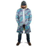 Blue Hawaii Palaka Honohono Pikake Cloak Hawaiian Orchid Lei Polynesian Pattern - Polynesian Pride