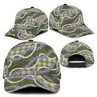Green Hawaii Palaka Honohono Pikake Classic Cap Hawaiian Orchid Lei Polynesian Pattern LT14 - Polynesian Pride