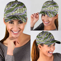 Green Hawaii Palaka Honohono Pikake Classic Cap Hawaiian Orchid Lei Polynesian Pattern LT14 - Polynesian Pride