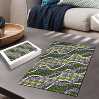 Green Hawaii Palaka Honohono Pikake Puzzle Hawaiian Orchid Lei Polynesian Pattern - Polynesian Pride