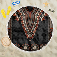 Bula Fiji Dashiki Vintage Fijian Masi Tapa Pattern Beach Blanket LT14 One Size 150cm Brown - Polynesian Pride