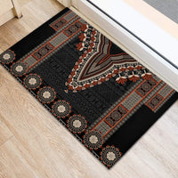 Bula Fiji Dashiki Vintage Fijian Masi Tapa Pattern Rubber Doormat LT14 - Polynesian Pride