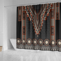 Bula Fiji Dashiki Vintage Fijian Masi Tapa Pattern Shower Curtain LT14 - Polynesian Pride