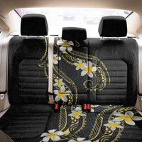 Polynesia Tattoo With Plumeria Back Car Seat Cover Elegant Vibes