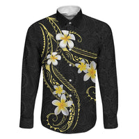 Polynesia Tattoo With Plumeria Family Matching Short Sleeve Bodycon Dress and Hawaiian Shirt Elegant Vibes