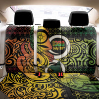 Vanuatu 1980 Back Car Seat Cover Ni-Van Tamtam Sand Drawing Pattern