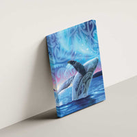 New Zealand Matariki Humpback Whale Canvas Wall Art Paikea Maori New Year Blue Galaxy LT14 - Polynesian Pride