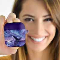 New Zealand Matariki Humpback Whale AirPods Case Paikea Maori New Year Purple Galaxy