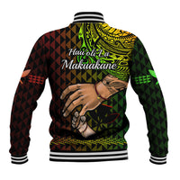 Polynesian Pride Father Day Hawaii Baseball Jacket Kanaka Kakau Hauoli La Makuakane LT14 - Polynesian Pride
