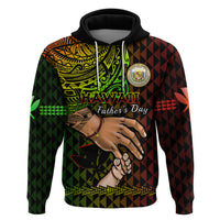 Polynesian Pride Father Day Hawaii Hoodie Kanaka Kakau Hauoli La Makuakane LT14 Reggae - Polynesian Pride
