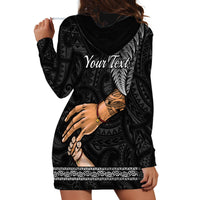 Personalised Father Day New Zealand Hoodie Dress Aotearoa Maori Fern I Love You Dad LT14 - Polynesian Pride