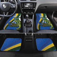 Solomon Islands Independence Day Car Mats Happy 7 July Crocodile Flag Style