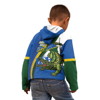 Solomon Islands Independence Day Kid Hoodie Happy 7 July Crocodile Flag Style