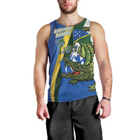Solomon Islands Independence Day Men Tank Top Happy 7 July Crocodile Flag Style