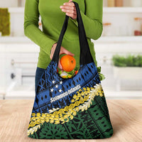 Halo Olaketa Solomon Islands Tapa Pattern Grocery Bag