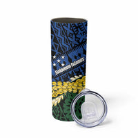Halo Olaketa Solomon Islands Tapa Pattern Skinny Tumbler