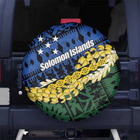 Halo Olaketa Solomon Islands Tapa Pattern Spare Tire Cover