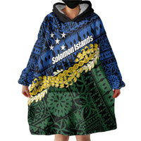 Halo Olaketa Solomon Islands Tapa Pattern Wearable Blanket Hoodie