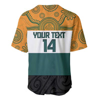 AUNZ Rugby Custom Baseball Jersey Australia Kangaroo New Zealand Silver Fern - Polynesian Pride