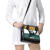 AUNZ Rugby Custom Shoulder Handbag Australia Kangaroo New Zealand Silver Fern - Polynesian Pride