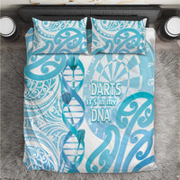 New Zealand Darts Bedding Set Aotearoa Maori Its In My DNA White - Polynesian Pride