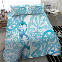 New Zealand Darts Bedding Set Aotearoa Maori Its In My DNA White - Polynesian Pride