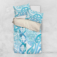 New Zealand Darts Bedding Set Aotearoa Maori Its In My DNA White - Polynesian Pride