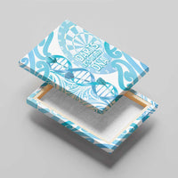 New Zealand Darts Canvas Wall Art Aotearoa Maori Its In My DNA White - Polynesian Pride