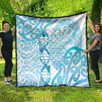 New Zealand Darts Quilt Aotearoa Maori Its In My DNA White - Polynesian Pride