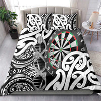 New Zealand Darts Bedding Set Aotearoa Maori Its In My DNA Black - Polynesian Pride
