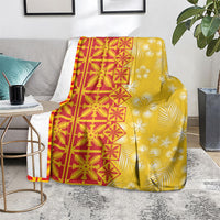 Kahili Quilt Hawaii Blanket Tropical Flower Seamless Half Style