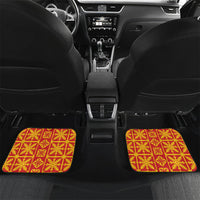 Kahili Quilt Hawaii Car Mats Tropical Flower Seamless Half Style